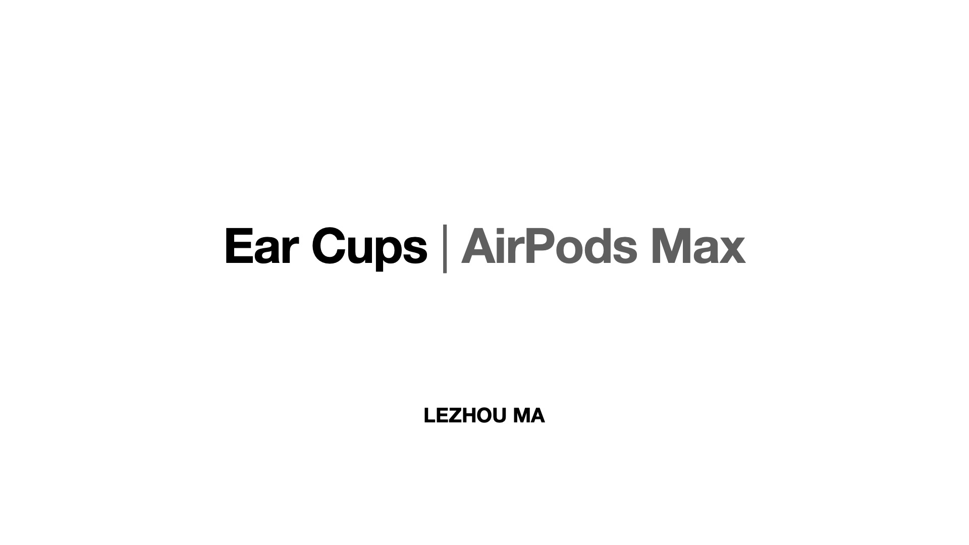 Ear Cup Design Concept 1